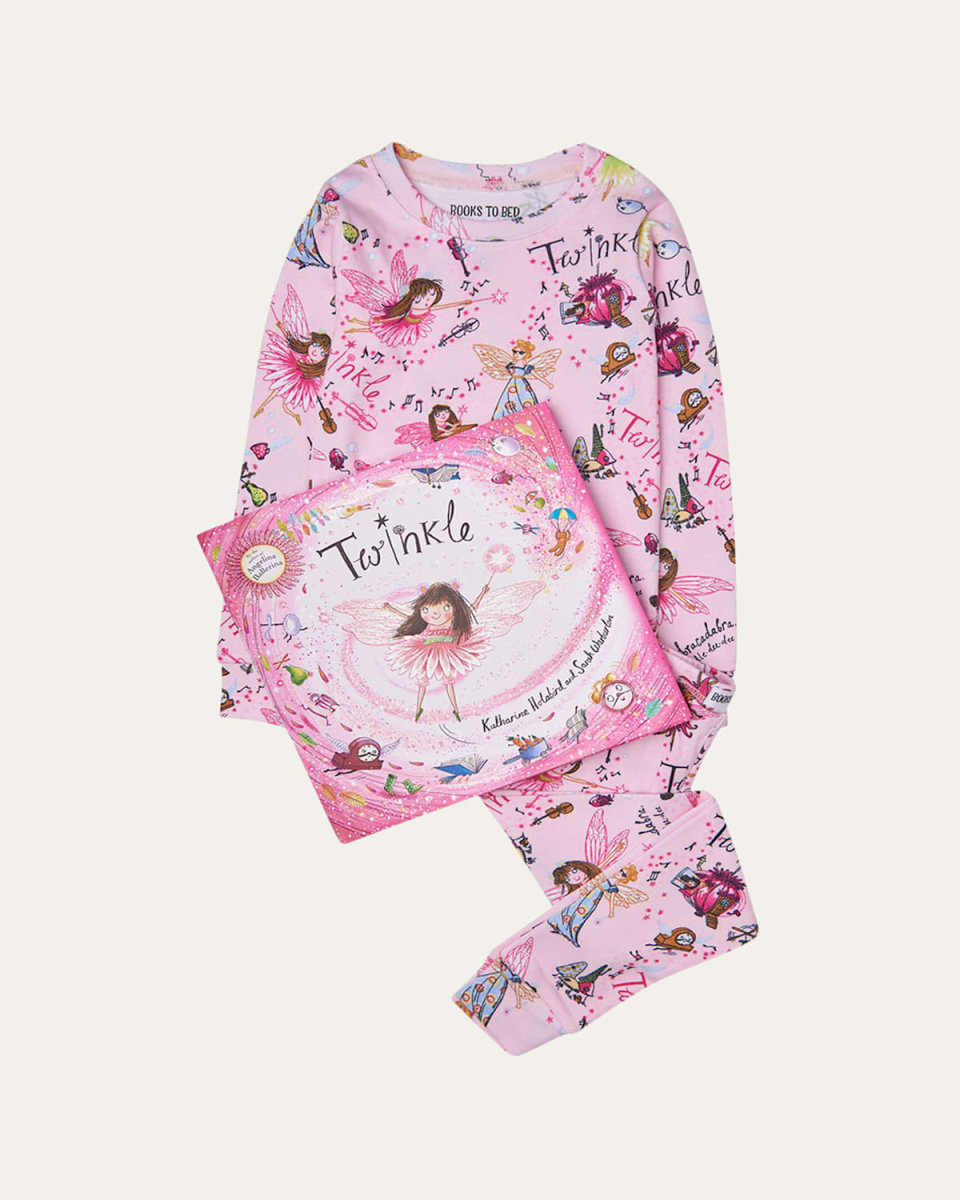Kid's Twinkle 2-Piece Pajama & Book Gift Set, Size 2-7